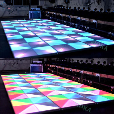 Καλή τιμή P4.81mm Έγχρωμη LED Δάπεδο Χορού 500x500mm IP65 Αδιάβροχο 3-Έτη Εγγύηση σε απευθείας σύνδεση