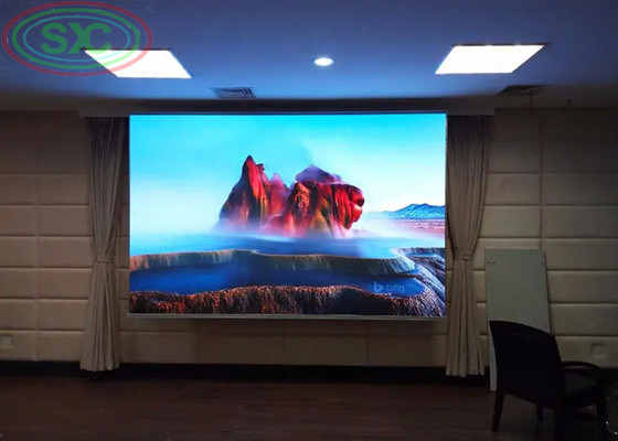 P2.604 HD Εσωτερική πλήρης χρώματος οθόνη LED χύτευσης αλουμινίου μεγάλη ηλεκτρονική διαφήμιση οθόνη