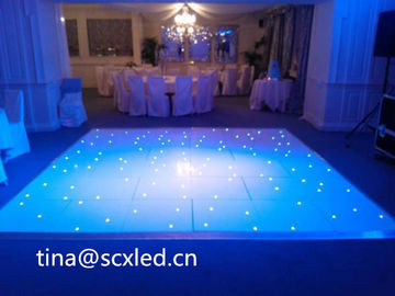Εσωτερικός SMD3535 Sound Active Dj Led Disco Dance Floor Θερμός λευκός φακός