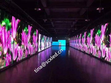 Ηθόνη οθόνης LED υψηλής φωτεινότητας HD λειτουργίας βίντεο P3.91 για ενοικίαση σκηνικού φόντου