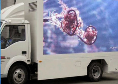 IP65 Βίντεο ψηφιακό φορτηγό τοποθετημένη LED οθόνη πλήρους χρώματος 10mm Pixel Pitch