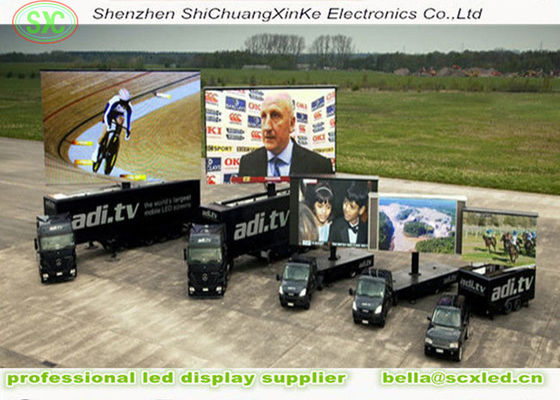 P5 Εξωτερική Κινητή Οθόνη LED Φορτηγού 5mm Pixel Pitch IP65