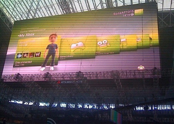 P10 Εξωτερικές πλήρεις έγχρωμες διαφημιστικές πινακίδες LED οθόνη 10mm Pixel IP65 Αδιάβροχη 10000cd/M2