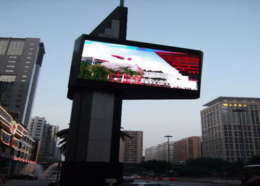 Ηθόνη οθόνης LED υψηλής φωτεινότητας εξωτερικής διαφήμισης P10 πλήρους χρώματος