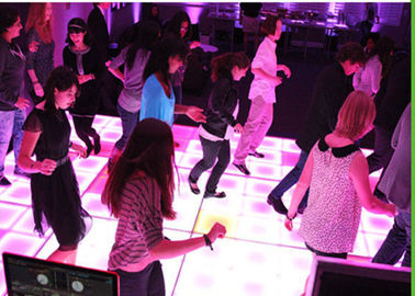 Πλήρες χρώμα Disco Night Club Mat Light Up Dance Floor P4.81 LED πάνελ για το γαμήλιο πάρτι
