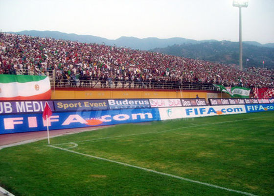 Εξωτερική πλήρης χρώματος οθόνη P10 SMD Εμπορική διαφήμιση Ποδοσφαιρικό γήπεδο Περιοχή οθόνης LED