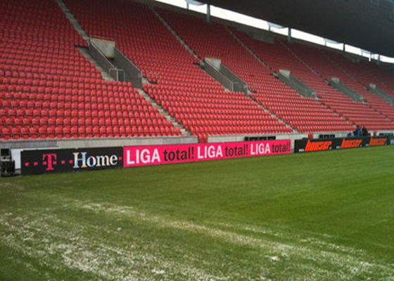 Εξωτερική πλήρης χρώματος οθόνη P10 SMD Εμπορική διαφήμιση Ποδοσφαιρικό γήπεδο Περιοχή οθόνης LED