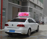 P6.67 η υπαίθρια στέγη ταξί οδήγησε το RGB χυτό κύβος auminum φωτεινότητας 1800mcd 3G WIFI επίδειξης