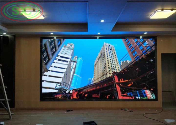 Εξαιρετική εσωτερική ενοικίαση LED οθόνη P3.91 τοίχος φόντου για εμπορική υποδοχή