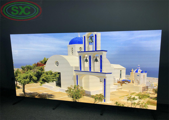 Ενοικίαση σκηνής LED οθόνη, εσωτερική P3 με υδραργυρισμένο αλουμίνιο στερέωμα, 128 X 64 Dot Matrix