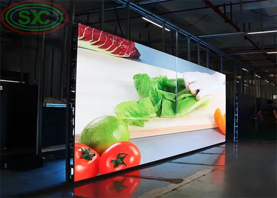 P3.91 Εσωτερική ενοικίαση οθόνης LED HD πλήρους χρώματος σκηνή 500x1000