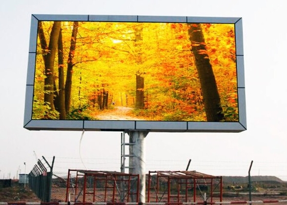 Pixel Pitch 8mm LED Διαφήμιση Μεγάλη οθόνη Εξωτερική εσωτερική πλήρης χρωματική οθόνη LED