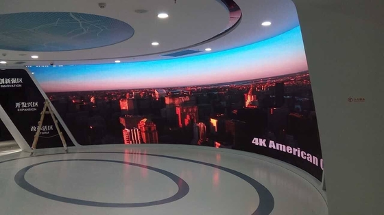 Επίσταρ εσωτερική πλήρης χρώσης διαφημιστική οθόνη P5 LED Die-Cast Aluminum Screen Βίντεο τοίχος, φωτεινότητα 2500 Nits