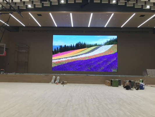 Εσωτερικός P2.5 640*640mm Διαφήμιση LED οθόνη τοίχου Προσωρινή εξυπηρέτηση, φωτεινότητα 1000nit