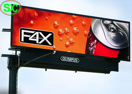 Πλήρης υψηλή φωτεινότητα οθόνης επίδειξης των ηλεκτρονικών υπαίθριων οδηγήσεων διαφήμισης χρώματος P10
