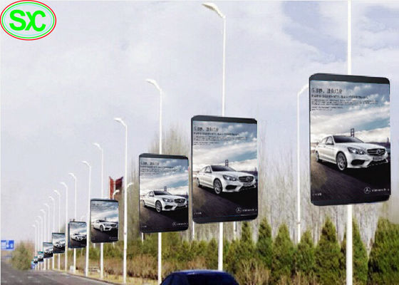 P6 αδιάβροχα οδηγημένα σημάδια WIFI 4G οθόνης Πολωνού για την υπαίθρια οδό διαφήμισης