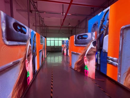 Προσαρμοσμένη οθόνη LED RGB Stage ενοικίαση 2200nits 256mm X 128mm Μονάδα Μέγεθος εμπορικής διαφήμισης LED οθόνη