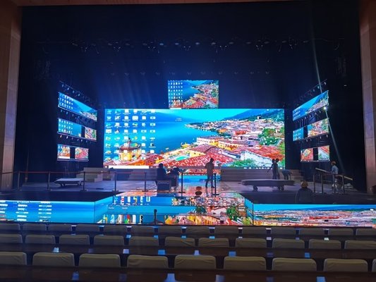 HD εξωτερική οθόνη LED ενοικίασης πλήρες χρώμα P6 SMD3535 960mm X 960mm διαφημιστικές οθόνες LED