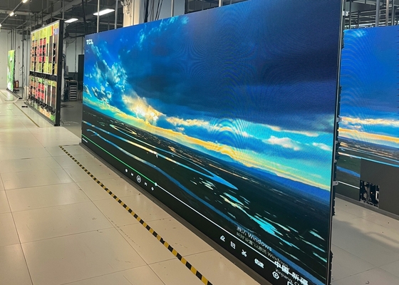 P3.91 Εσωτερική διαφημιστική οθόνη LED για συνέδρια/ LED βίντεο τοίχος με σιδερένιο ντουλάπι