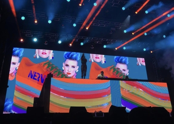 1R1G1B Ultra-Thin Rental Outdoor LED Screen Video Wall 25mm Πιξέλων