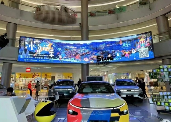 Ενοικίαση LED οθόνης σκηνής RGB εσωτερική οθόνη LED TV τοίχος Αθόρυβος 62500 σημεία/τ.μ.