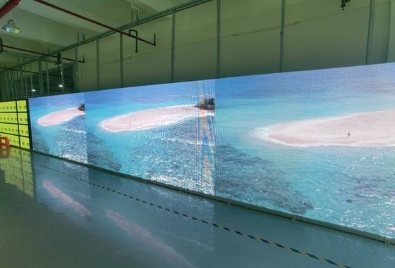Μεγάλοι χώροι Wide Angle Σκηνή Στάδιο LED οθόνη P10 IP65 Αδιάβροχο HD Iron Box