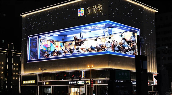 P2.5 τετραγωνική εξωτερική καμπυλωτή οθόνη LED προσαρμοσμένη οθόνη οθόνης LED