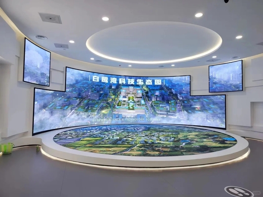 DIP Curved Screen Fixed/Rental Advertising P16 Εξωτερική οθόνη LED οθόνη βίντεο οθόνη τοίχου υψηλής ανάλυσης