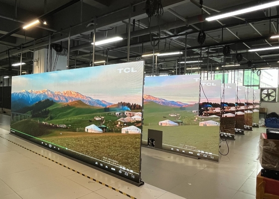 Εικονική οθόνη με LED βίντεο SMD, πεταμένη από αλουμίνιο P4 / εσωτερική οθόνη LED με πυκνότητα 62.500/m2