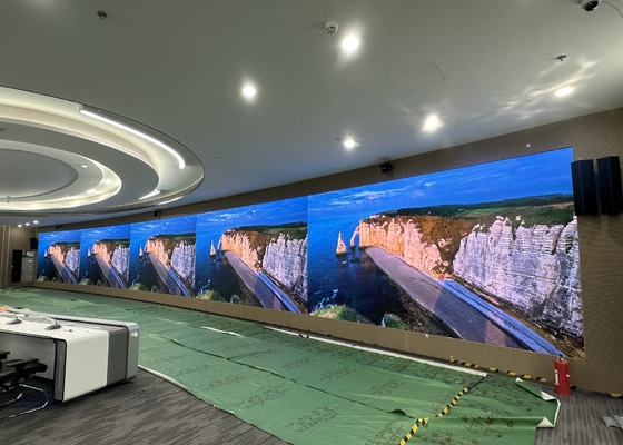 P3.91 Εσωτερική ενοικίαση οθόνης LED HD πλήρους χρώματος σκηνή 500x1000