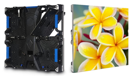 Μοντέλο 256mm x 128mm Πλήρες χρώμα SMD2121 Indoor RGB LED Display Die-Cast Aluminum Screen P4 768X768mm Μέγεθος
