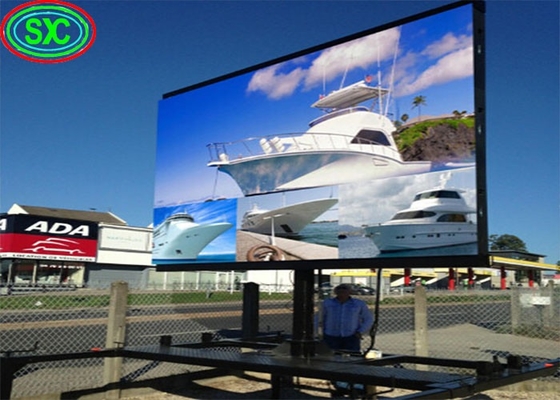 SMD2121 Εξωτερική διαφήμιση Full Colour HD LED Die-Casting Aluminium Cabinet