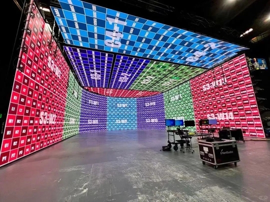 Προγραμματιζόμενο HD HQ 1R1G1B 4.81mm Διαφανής οθόνη LED Ψηφιακή σήμανση