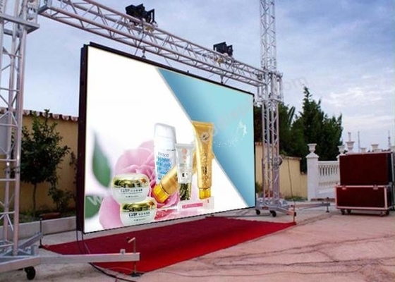 Π5 Εξωτερική πλήρης χρώσης LED ντε-κόστ αλουμινίου οθόνης 43222 Dots/square meter density