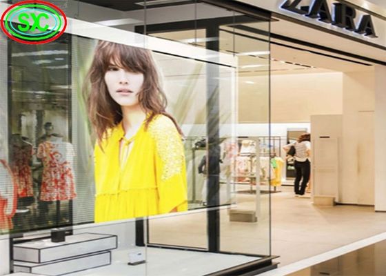 SMD2121 Διαφανής οθόνη LED G3.91-7.82 για ευέλικτες και λειτουργικές οθόνες