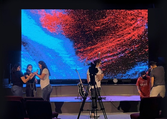 HD Πλήρης χρώσης Ανερό &amp; Αμυδρό LED Περιορισμένη Αλουμινίου Εικονίδιο P3 768 X768mm Steel Case
