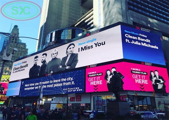Ενοικίαση P8 HD εξωτερική διαφήμιση οθόνη LED οθόνη 32 * 16 ανάλυση