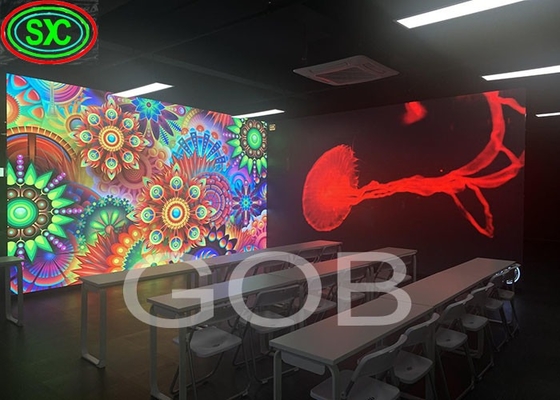 Canbest V Series 500x500mm Cob P1.2 P1.5 P1.9 P2.6 P2.9 Εσωτερική οθόνη οθόνης LED δεξιάς γωνίας 90 μοίρες γωνία LED τοίχος βίντεο