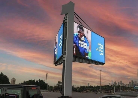Υψηλής ανάλυσης εξωτερικό Wifi διπλές πλευρές LED σήμα P6 Front Service Led Πίνακα