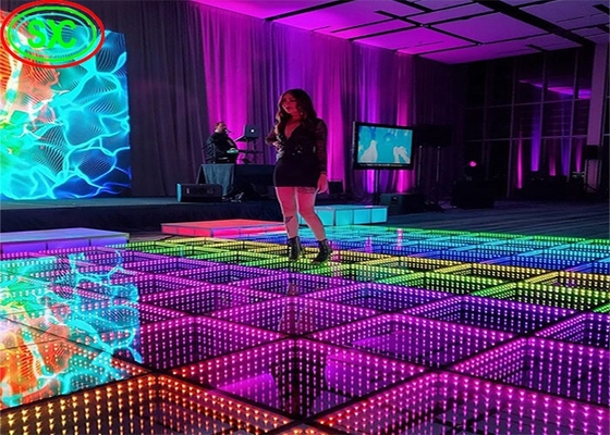 Tonch SMD3535 Sound Active Dj Led Disco Dance Floor Θερματικά λευκά φώτα