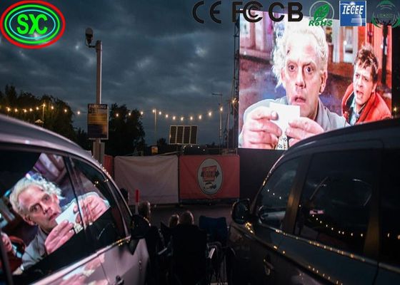 P10 SMD3535 Εξωτερική οθόνη LED διαφήμισης 10mm Pitch IP67 Αδιάβροχη