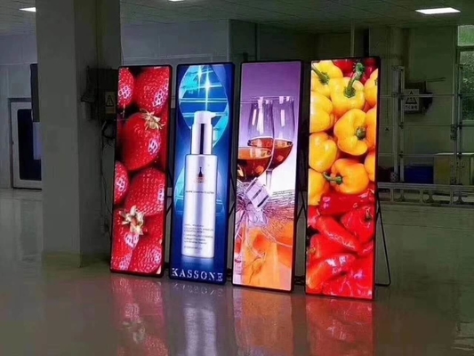 Εύκολη εγκατάσταση εμπορική οθόνη LED με LED τσιπ SMD2121 και διαμόρφωση χρώματος 1R1G1B