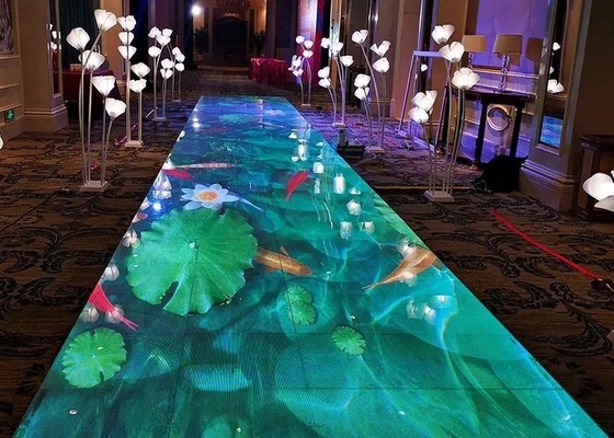 1R1G1B Εξωτερικό P6 IP65 LED Dance Floor 1/8 Scan Για διαφήμιση συναυλιών