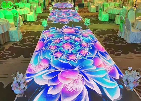 Πάρτι Εκδήλωση εσωτερικό εξωτερικό Led Dance Floor Screen 500*1000mm Ντουλάπια πλήρες χρώμα