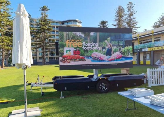 Εξωτερική οθόνη LED P10 SMD 3535 Full Color για κινητά φορτηγά