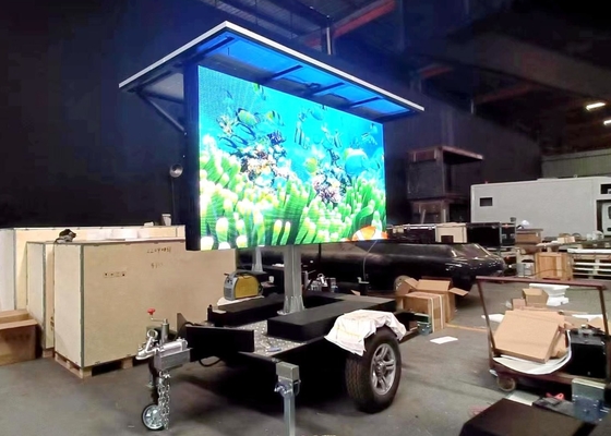 Pixel Pitch 5mm κινητό φορτηγό LED οθόνη προσαρμοσμένο μέγεθος Υψηλό αδιάβροχο φορητό εύκολη εγκατάσταση