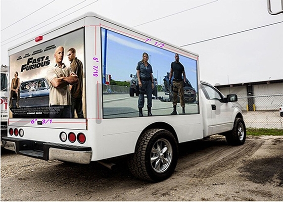 P10 Διαφημιστικό όχημα Touring Mobile Outdoor Waterproof LED Video Wall Αυτοκινηματογράφο