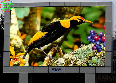 Η αδιάβροχη υπαίθρια πλήρης επίδειξη TV πινάκων διαφημίσεων των οδηγήσεων χρώματος P6 σταθερή εγκατέστησε τα ηλεκτρονικά σημάδια πινάκων διαφημίσεων