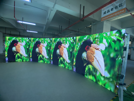 Εσωτερική οθόνη διαφήμιση LED ScreenCOB p2.5 υψηλό ποσοστό ανανέωσης HD 160000 κουκίδες μεμονωμένο και διπλό χρώμα χωρίς φάντασμα