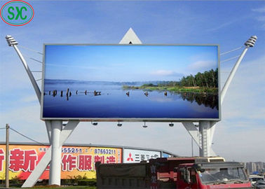 10mm Pixel Pitch Εξωτερικά LED Πίνακες Πλήρους Χρώματος, Εμπορικές Διαφημίσεις LED Εμφάνιση